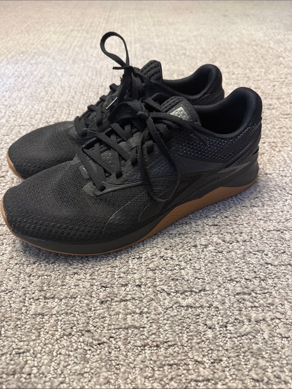 Reebok Nano X3 Black Gum Men’s Training CrossFit Shoes